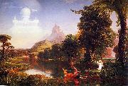 Thomas Cole The Voyage of Life Youth oil on canvas